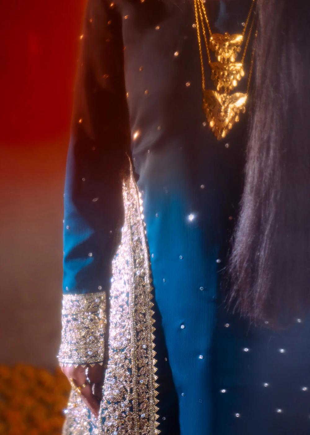 Elegant Cobalt Blue Kurta Suit for Women in Ireland - Image 6