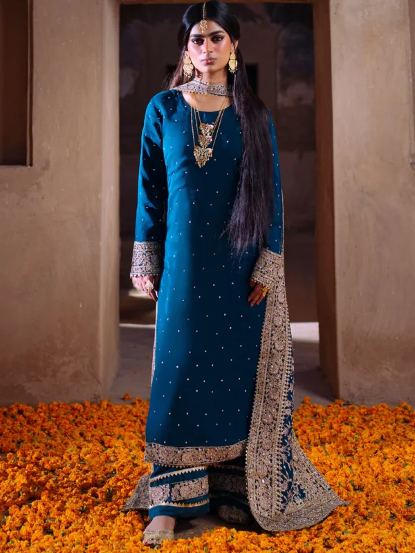 Elegant Cobalt Blue Kurta Suit for Women in Ireland