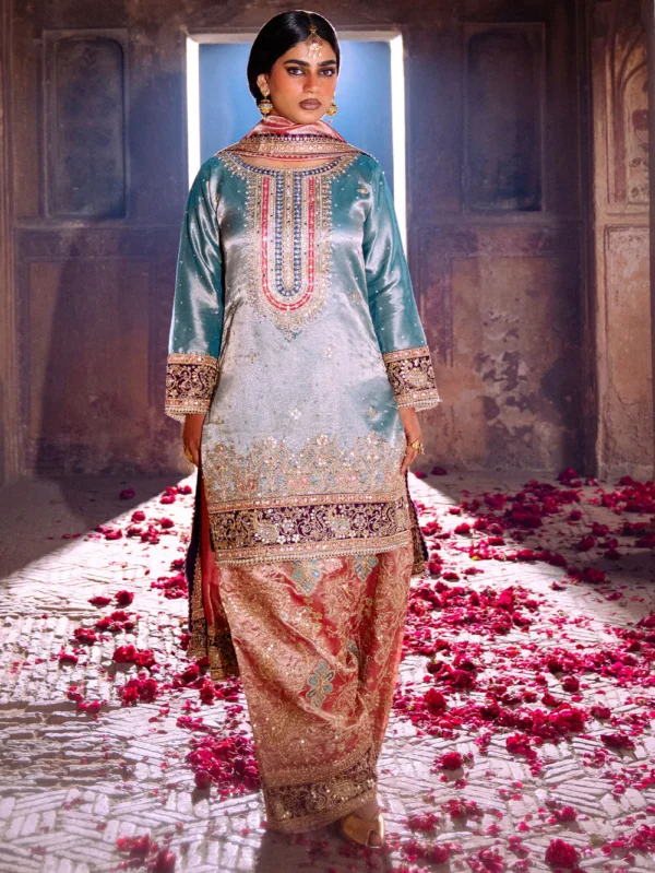 Pistachio Green Pakistani Lehenga Dress Ireland