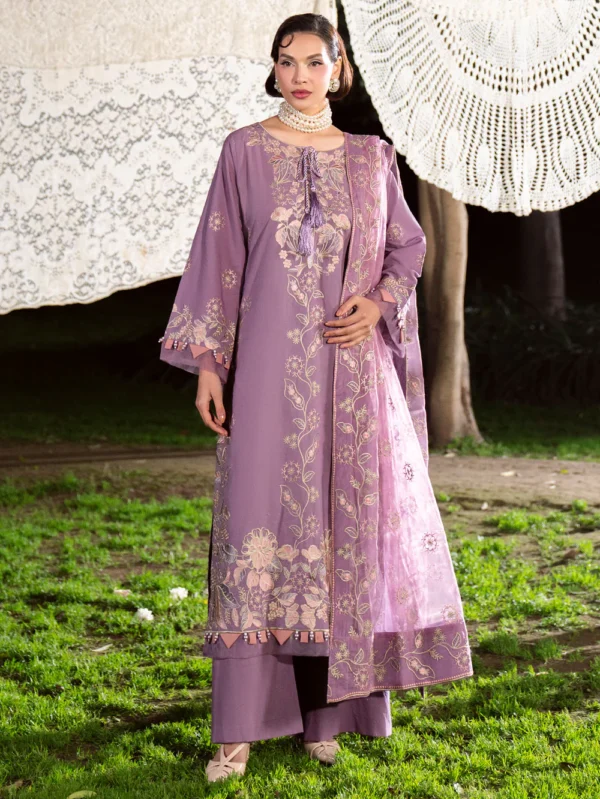 Purple Ash Pakistani Lawn Suit for Women Ireland