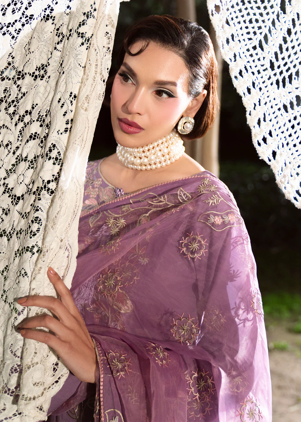 Purple Ash Pakistani Lawn Suit for Women Ireland - Image 4