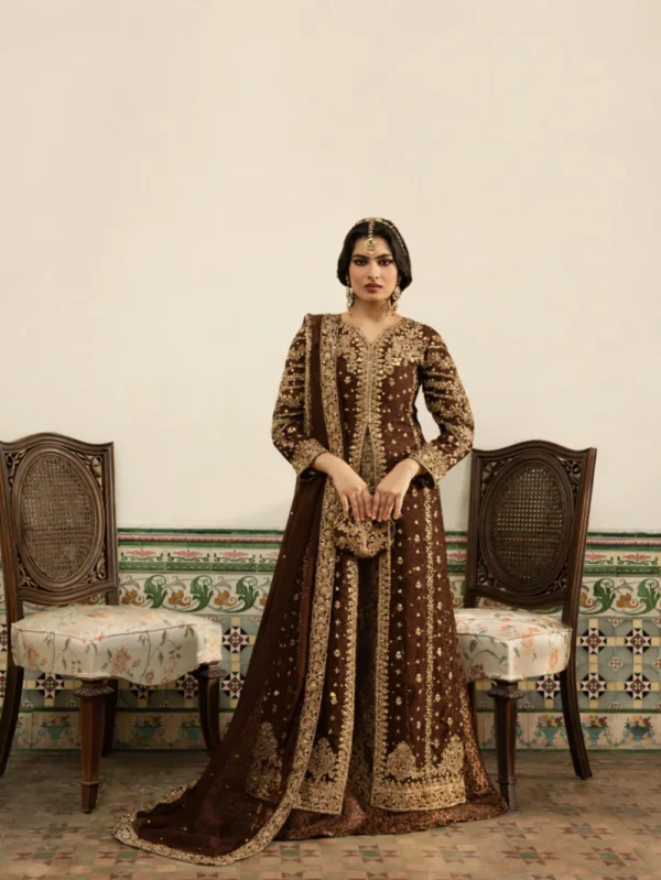 Chocolate Brown Lehenga Dress for Women Ireland