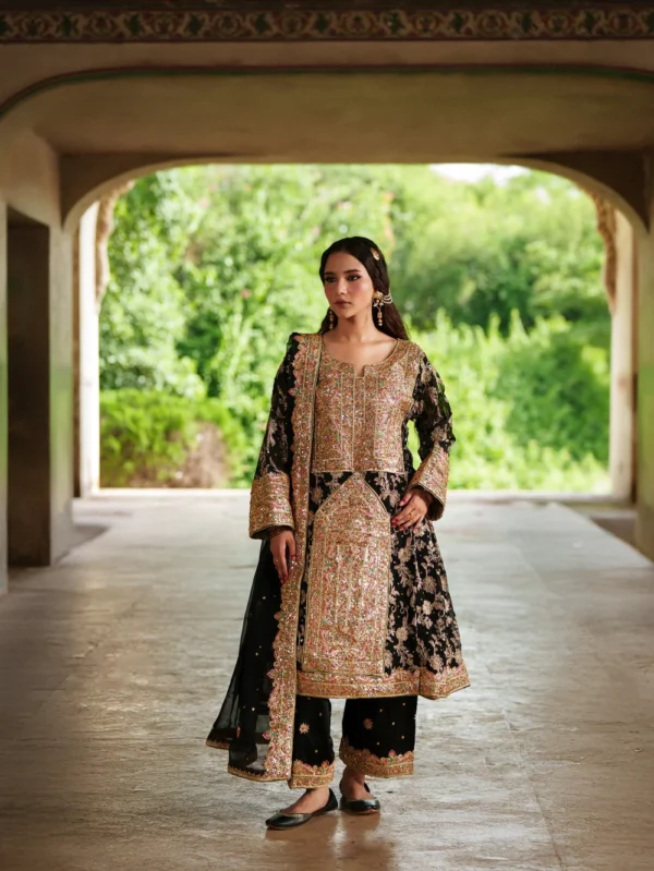Black Balochi Wedding Dress for Women in Ireland