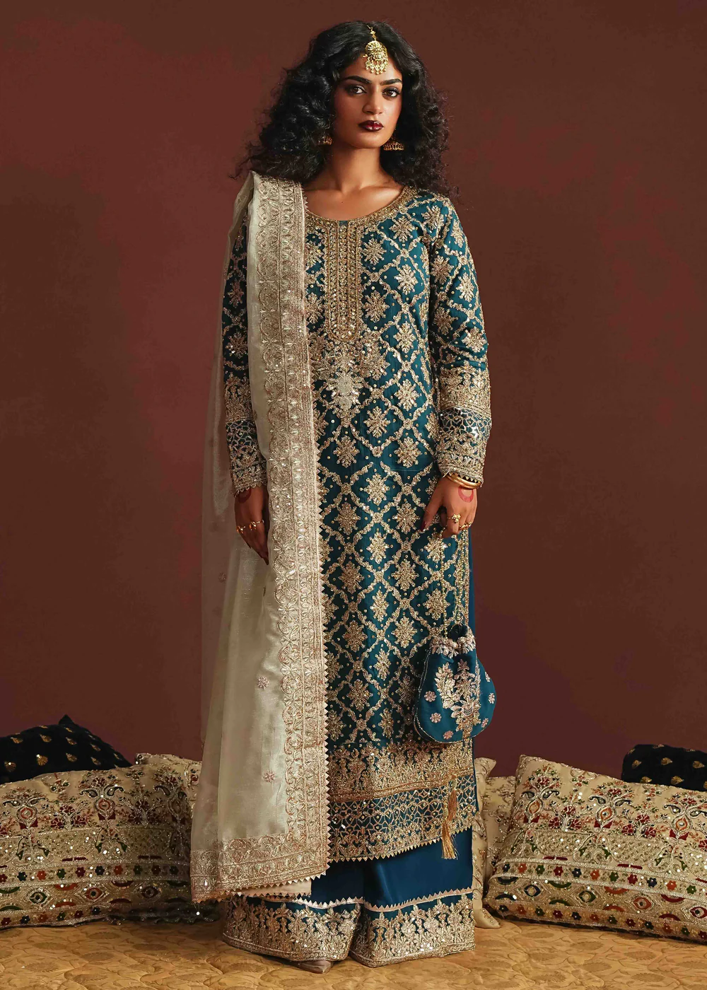 Teal Wedding Guest Dress for Women in Ireland UK Style - Image 8