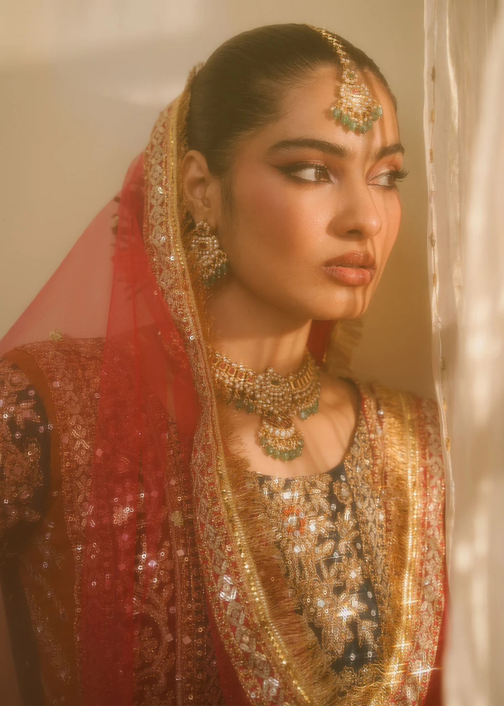 Multi Color Gharara Dress Wedding Wear Ireland Formal Suit - Image 6