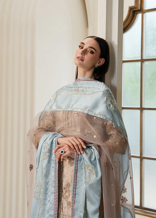 Beige Charmuse Embroidered Suit in Ireland for Weddings - Image 10