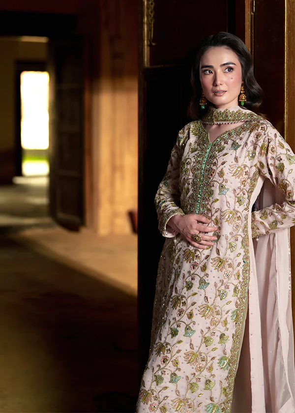 Pistachio Green Embroidered Wedding Suit Ireland - Image 10