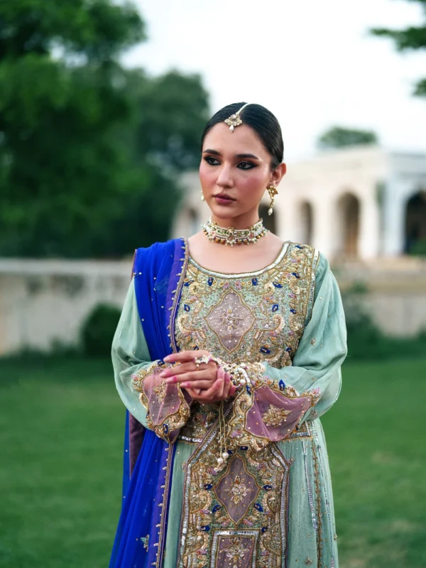 Pastel Green Pakistani Wedding Dress for Women Ireland