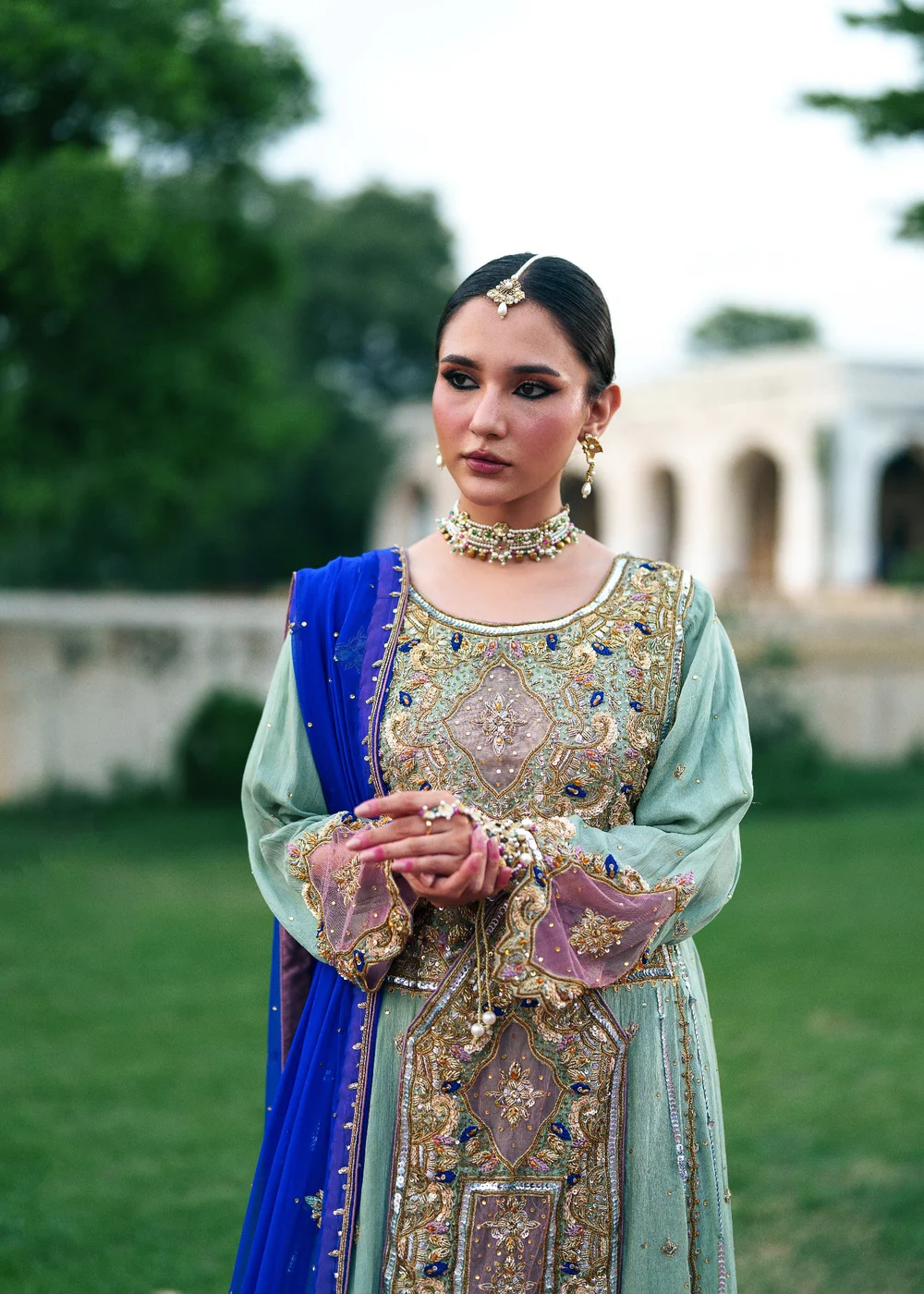 Pastel Green Pakistani Wedding Dress for Women Ireland