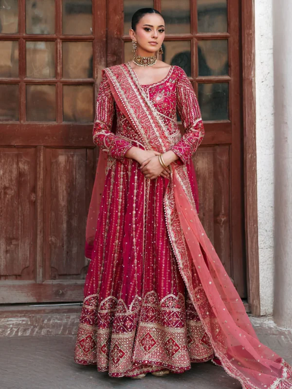 Pink Organza Lehenga Party Dress for Ireland Women